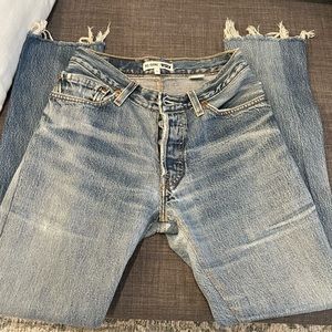 Re/Done skinny Levi’s size 23 light medium wash